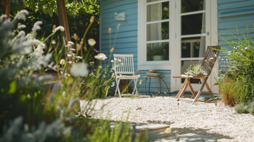 beach style garden paint