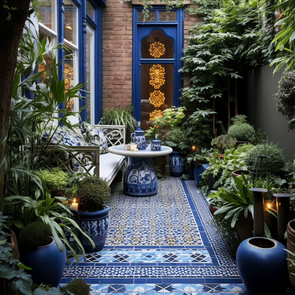 Moroccan-Style Garden tiles