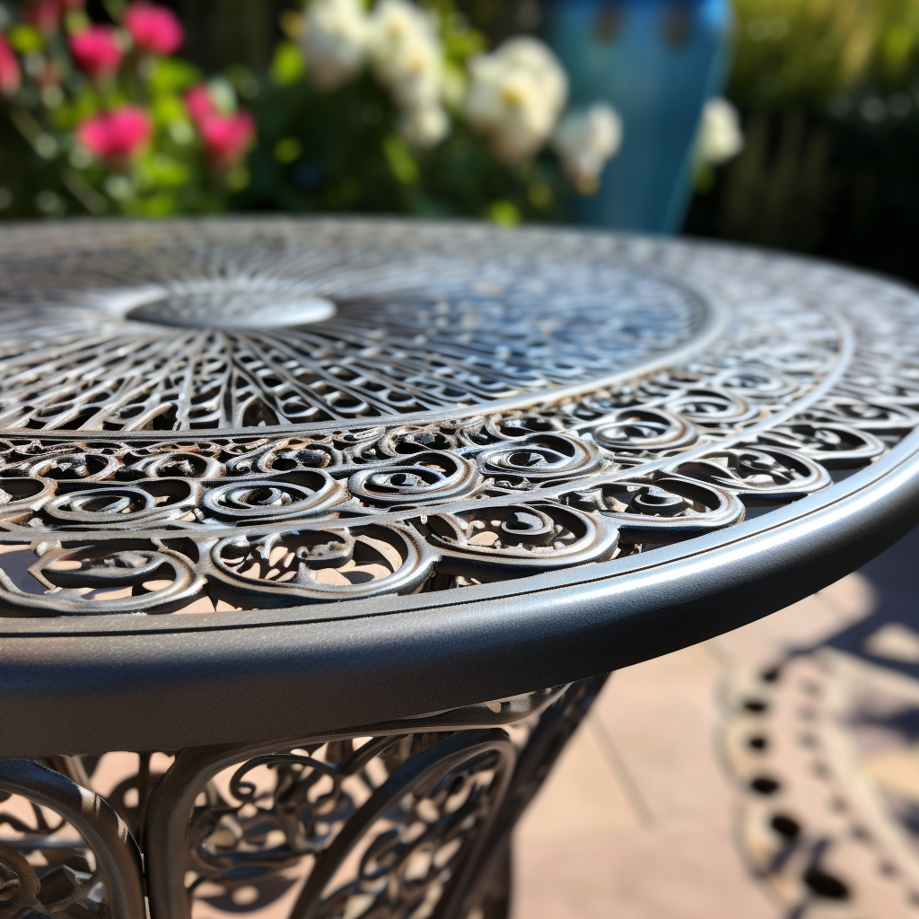 Moroccan-Style Garden wrought iron decor