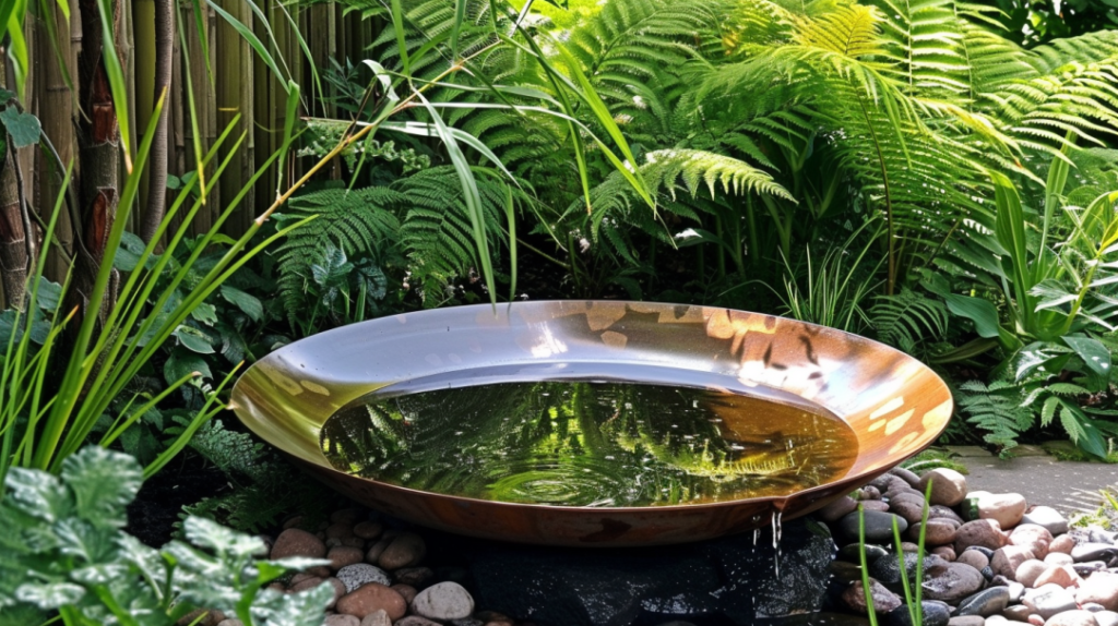 tropical garden ideas water feature