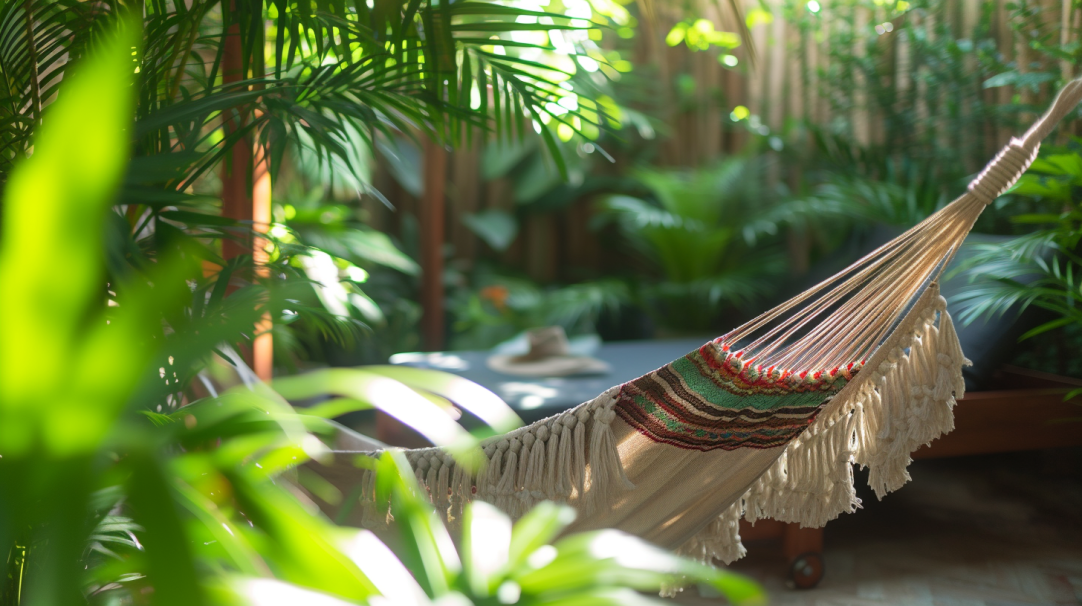 tropical garden ideas hammocks