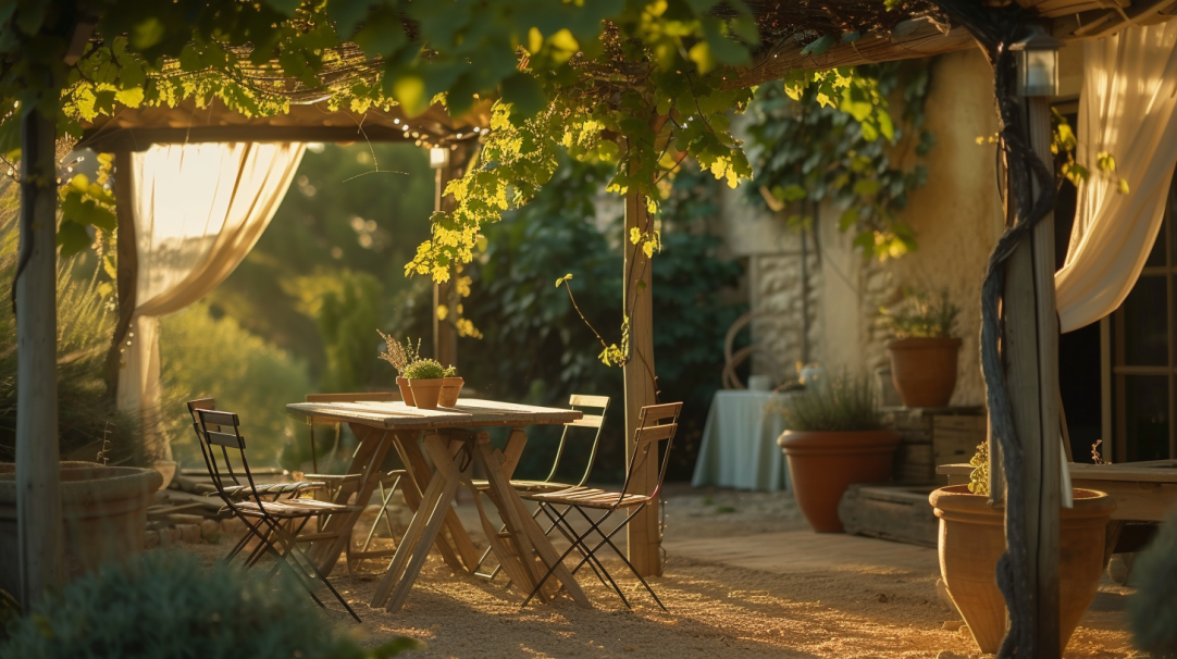 Mediterranean Style Garden Ideas - Dining