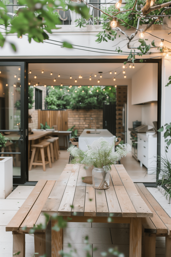 modern garden ideas dining
