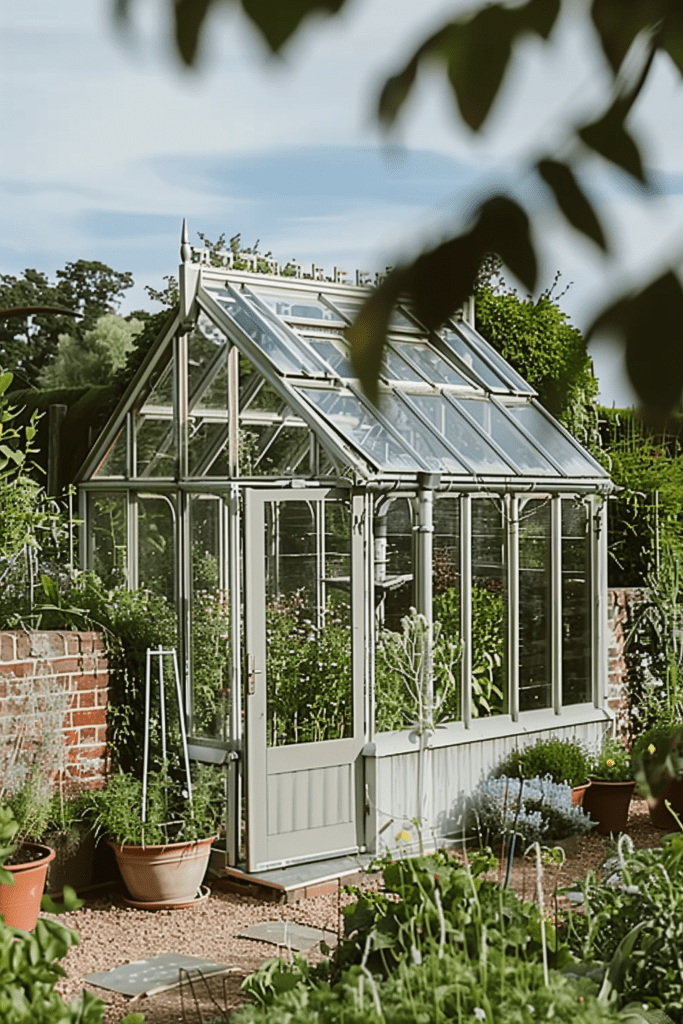 Victorian garden ideas greenhouse